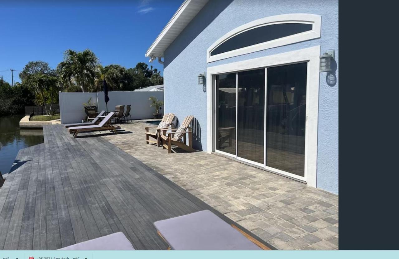 Pool/Waterfront Home 5 Min Walk To Siesta Key Village And Beach 外观 照片